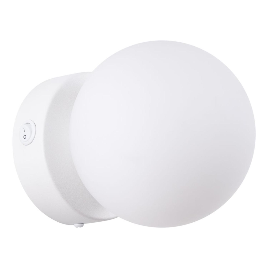 Sieninis šviestuvas YOLI 1xG9/8W/230V balta