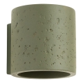 Sieninis taškinis šviestuvas ORBIS 1xG9/8W/230V betonas/žalia