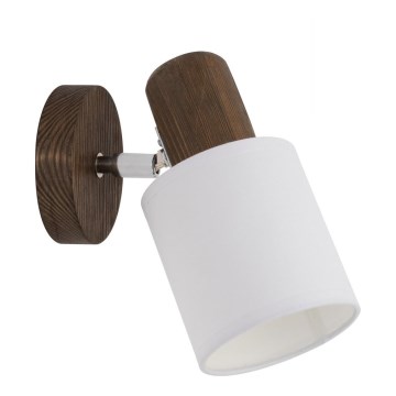 Sieninis taškinis šviestuvas TRENDY 1xE27/15W/230V pušis