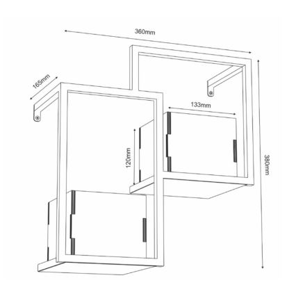 Sieninis vazonas 38x35,5 cm