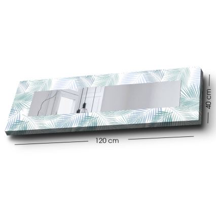 Sieninis veidrodis 120x40 cm lapai