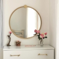 Sieninis veidrodis AYNA 60 cm auksinis