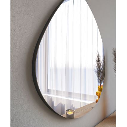 Sieninis veidrodis BESSO 60x60 cm juoda
