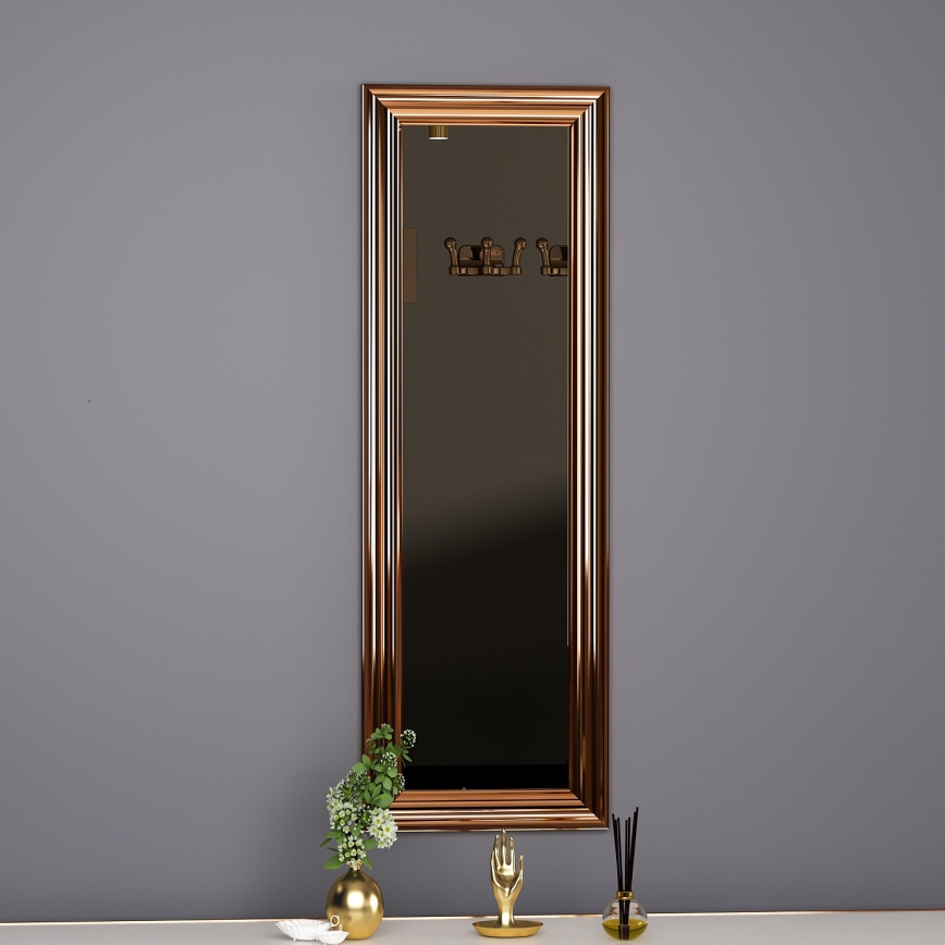 Sieninis veidrodis BOSS 90x30 cm bronza