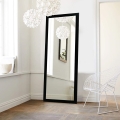 Sieninis veidrodis CHEVAL 105x40 cm juoda