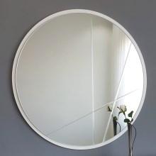 Sieninis veidrodis d. 60 cm sidabro
