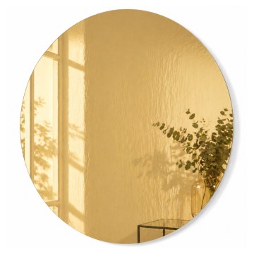Sieninis veidrodis HOUSEVITAMIN, skersmuo 80 cm, aukso spalvos