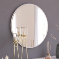 Sieninis veidrodis OZZE diametras 60 cm balta