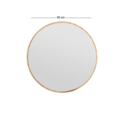 Sieninis veidrodis OZZE diametras 60 cm ruda