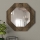 Sieninis veidrodis PABLO 45x45 cm rudas