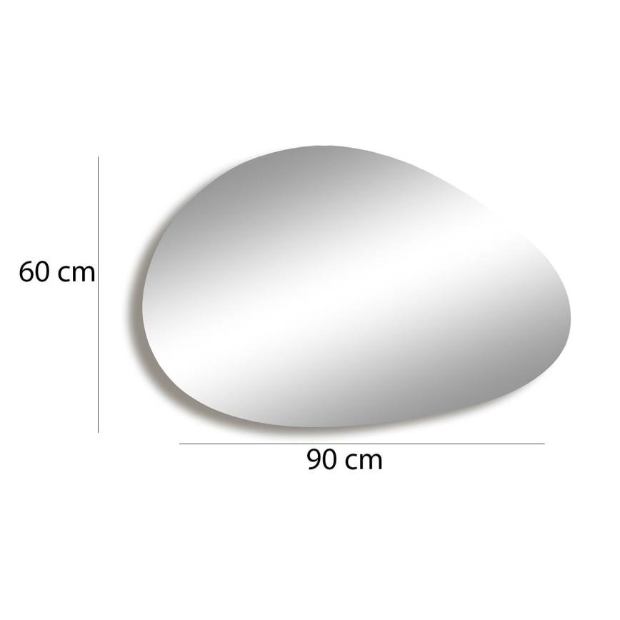 Sieninis veidrodis PORP 60x90 cm auksas