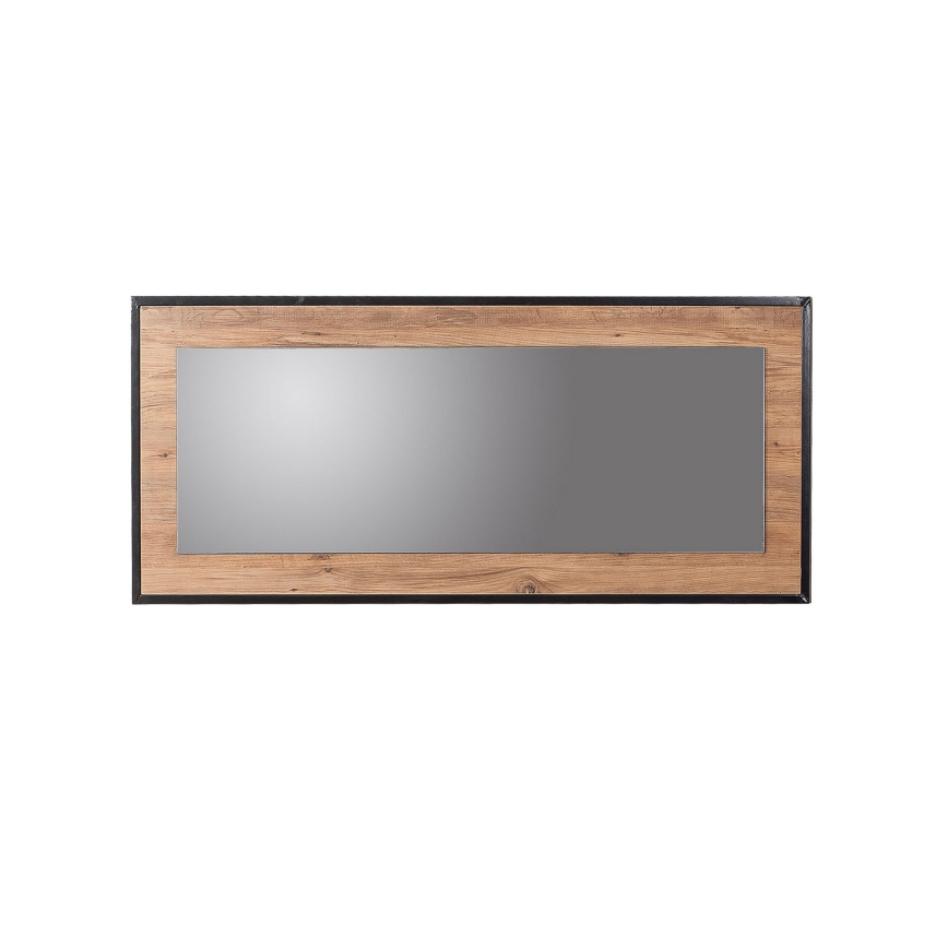 Sieninis veidrodis QUANTUM 60x110 cm ruda/juoda