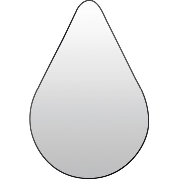 Sieninis veidrodis RIVERSIDE 75x50 cm, juodos spalvos