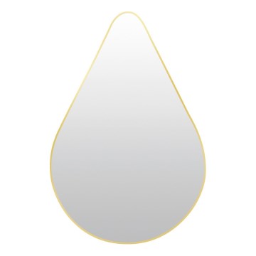 Sieninis veidrodis RIVERSIDE 90x60 cm auksinis