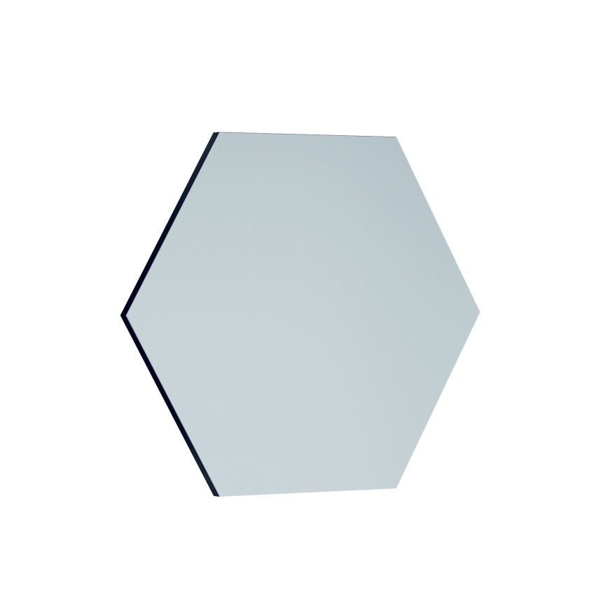 Sieninis veidrodis ZEO 60x70 cm juoda