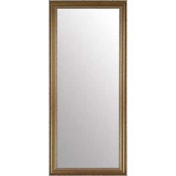 Sieninis veidrodis ZINA 118x38 cm, žalvarinis