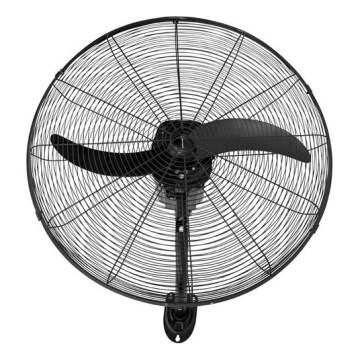 Sieninis ventiliatorius 115 W/230 V, skersmuo 66 cm, juodas – su nuotoliniu valdymu