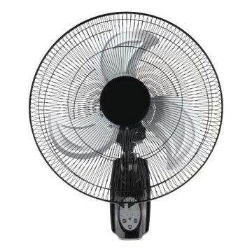 Sieninis ventiliatorius 90W/230V, skersmuo 50 cm, juodas