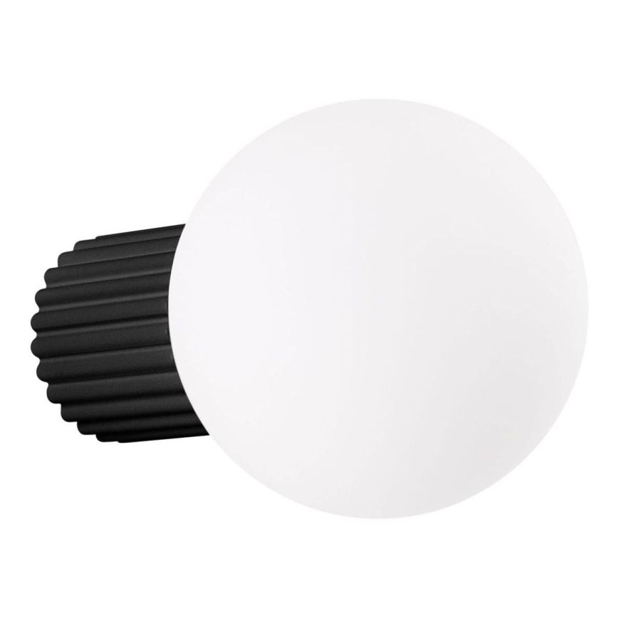 Sieninis vonios šviestuvas HALO 1xG9/8W/230V diametras 12 cm IP44 juoda