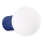 Sieninis vonios šviestuvas HALO 1xG9/8W/230V diametras 12 cm IP44 mėlyna