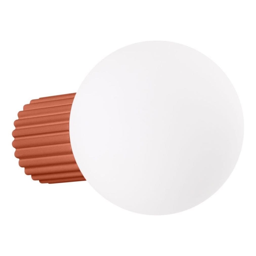 Sieninis vonios šviestuvas HALO 1xG9/8W/230V diametras 12 cm IP44 oranžinė