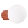 Sieninis vonios šviestuvas HALO 1xG9/8W/230V diametras 12 cm IP44 oranžinė