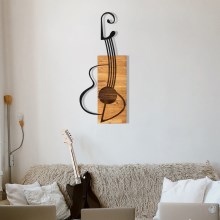 Sienų dekoracija 39x93 cm gitara