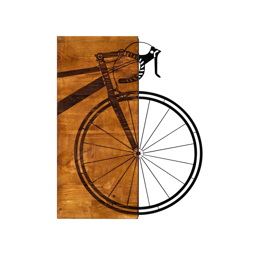 Sienų dekoracija 45x58 cm bike medis/metalas