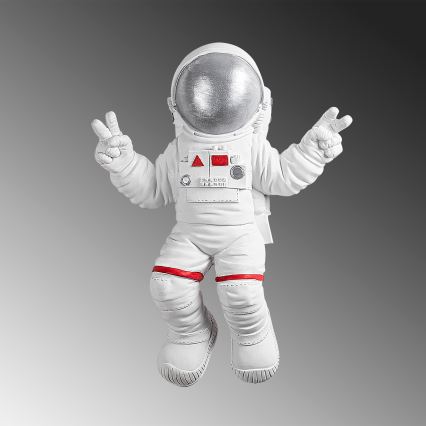 Sienų dekoracija 47x35 cm astronaut sidabras