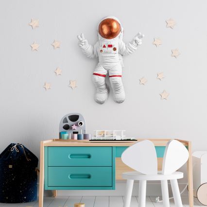 Sienų dekoracija 47x35 cm astronaut varis