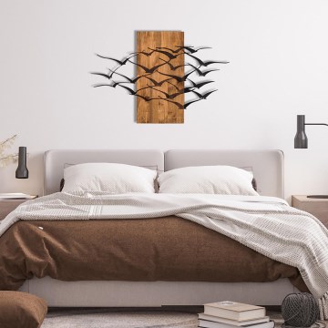 Sienų dekoracija 86x58 cm paukščiai