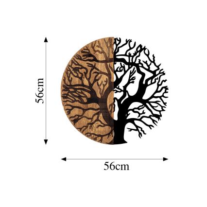 Sienų dekoracija diametras 56 cm medis