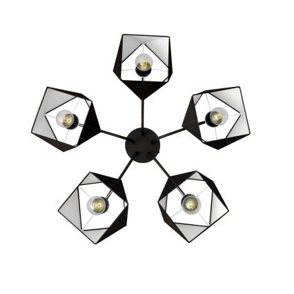 Sietynas ADAMANT 5xE27/15W/230V juoda