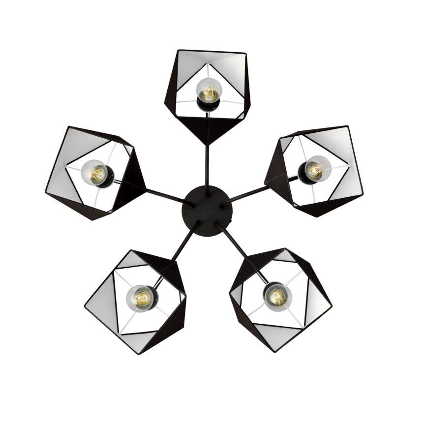 Sietynas ADAMANT 5xE27/15W/230V juoda