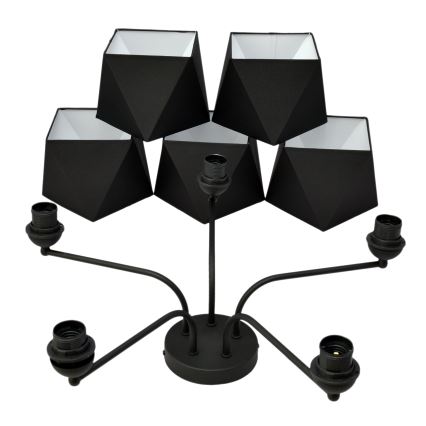 Sietynas ADAMANT 5xE27/15W/230V juoda