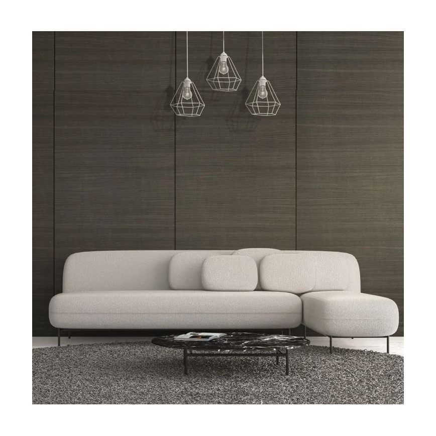 Sietynas ALMA 3xE27/60W/230V balta