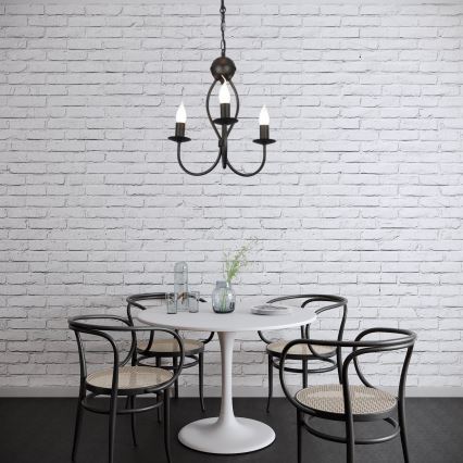 Sietynas ant grandinės ARTHUR 3xE14/40W/230V