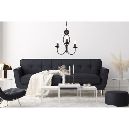 Sietynas ant grandinės ARTHUR 3xE14/40W/230V