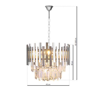 Sietynas ant grandinės ASPEN 6xE14/40W/230V