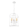 Sietynas ant grandinės CONSTANTINE 3xE27/60W/230V baltas