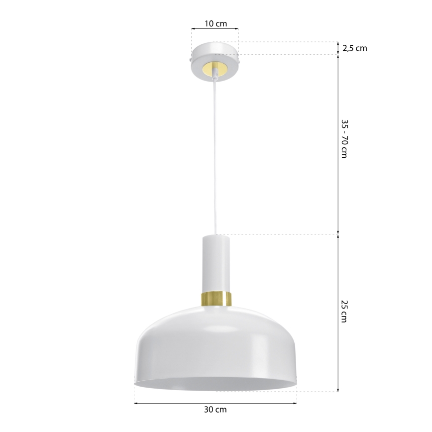 Sietynas ant grandinės MALMO 1xE27 / 60W / 230V