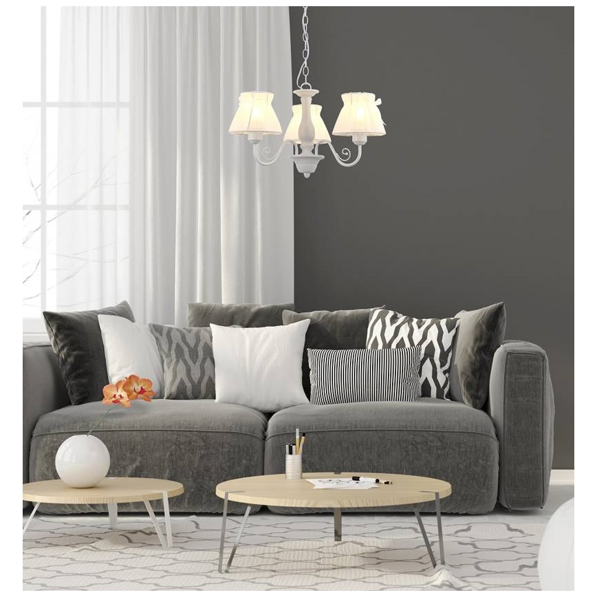 Sietynas ant grandinės ZEFIR 3xE27 / 40W / 230V