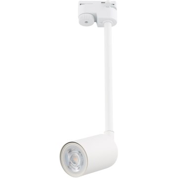 Sietynas ant stulpo 1-fazės bėgių sistemai TOP 1xGU10/10W/230V balta
