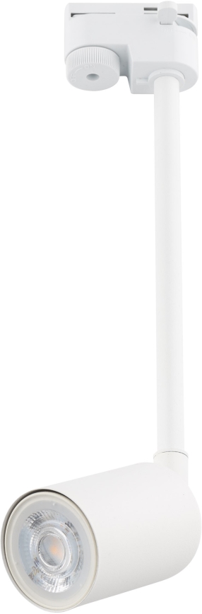 Sietynas ant stulpo 1-fazės bėgių sistemai TOP 1xGU10/10W/230V balta