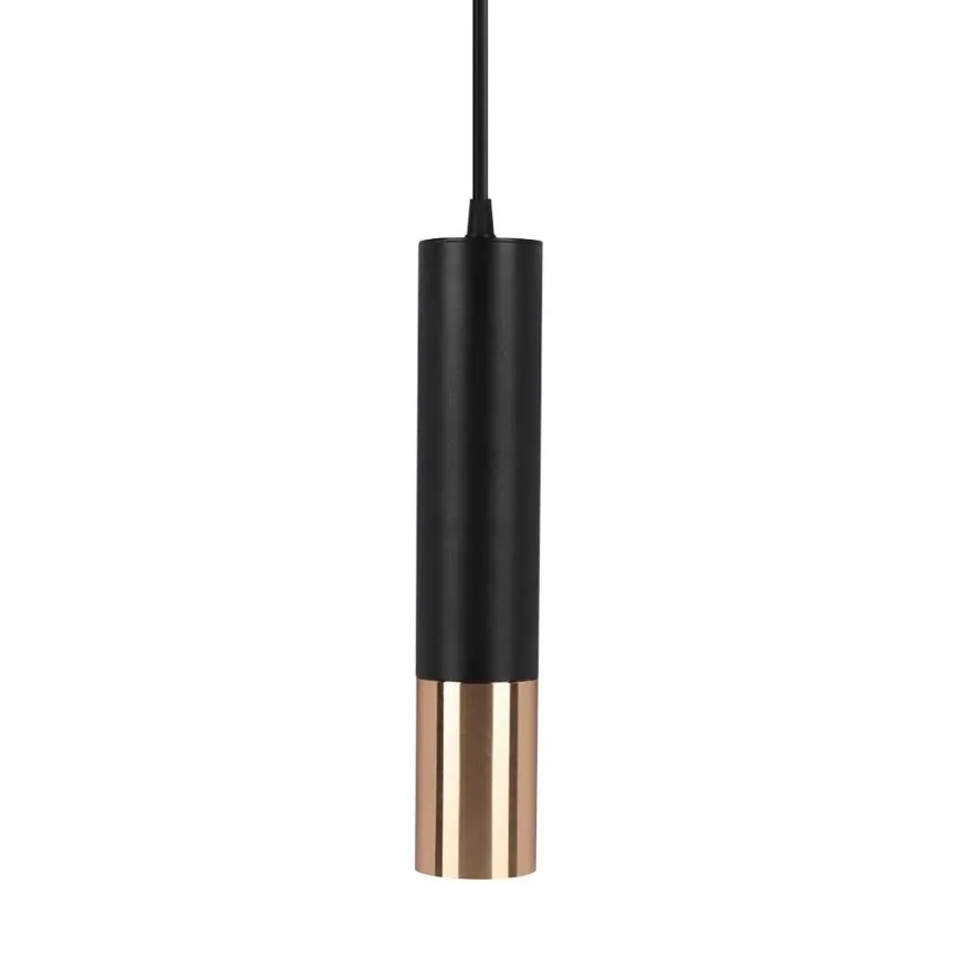 Sietynas ant stulpo 1xGU10/35W/230V 30 cm juodas/aukso