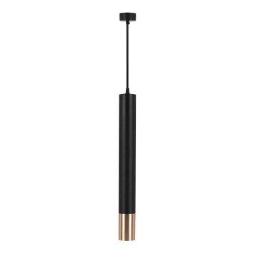 Sietynas ant stulpo 1xGU10/35W/230V 50 cm juodas/aukso