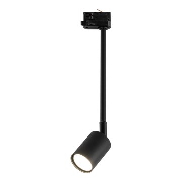 Sietynas ant stulpo 3 fazių bėgių sistemai TOP 1xGU10/8W/230V juoda