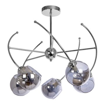 Sietynas ant stulpo 5xE27/60W/230V