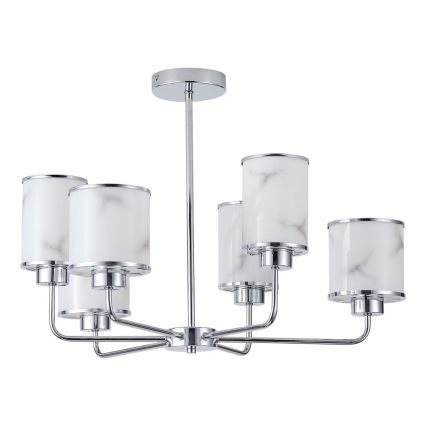 Sietynas ant stulpo 6xE27/60W/230V