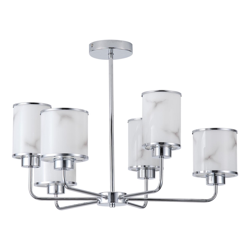 Sietynas ant stulpo 6xE27/60W/230V